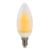 ViriBright LED Candle Light 3.8Watt (E14,220V,Warm White,CE),Frosted Cover