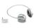 Rapoo H3070 Wireless Stereo Headset - Grey3.5mm Jack & PC USB Dual Input Mode, Built-In Rechargeable Lithium Battery, Built-In Microphone, Omni-Directional, Comfort Wearing