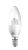 NationStar LED Candle Bulb Light E14 Screw Replacement Globe - 240V, C37, 3W, 180Lm WW - Clear Cover SAA