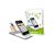 PenPower WorldCard Link Instant Business Card Reader - Sync Contact Information with iPhone and PC, Save Contacts in Google Contacts - To Suit iPhone 4/4S - White/Grey