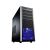 CoolerMaster Centurion 6 Midi-Tower Case - 500W, Black/Silver2xUSB3.0, 2xUSB2.0, 1xHD-Audio, 1x140mm Blue LED, 1x120mm Fan, Steel Body, Aluminium, Metal Mesh Front Panel, ATX