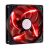 CoolerMaster SickleFlow X Fan - 120x120x25mm Red LED Fan, 4th Gen Bearing, 2000rpm, 69.69CFM, 19dbA - Black Frame