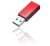 PQI 16GB U822V Speedy Flash Drive - Read 88MB/s, Write 66MB/s, 360 Degree Rotating Design, Matte Finish Is Scratch-Resistant, USB3.0 - Red