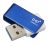PQI 32GB U822V Intelligent Flash Drive - 360 Degree Rotating Design, Compact, Light-Weight, And Slender Design, USB3.0 - Blue