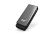 PQI 4GB U262 Flash Drive - Rotatable Design, Metallic Look And Hairline Finish Design, USB2.0 - Iron Grey