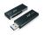 PQI 32GB Thunder1 Flash Drive - Read 100MB/s, Write 55MB/s, Sliding Retractable Design, Metal Exterior of Understated Luxury, USB3.0 - Blue