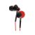 Ozone_Gaming_Gear Oxygen In-Ear Programing Headset - Black/RedPremium Stereo Sound, PTT Function Microphone, Advance Ergonomic Designs, Push To Answer Incoming Calls, Comfort Wearing