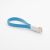 Techbuy Magnetic Flat Micro USB Cable - Blue - To hard drives and smart phones