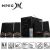Microlab M-700U 5.1 Channel Speakers - BlackHigh Quality, Powerful 5.1 Subwoofer System, 5 Satellite with Crystal Clear Tweeter Drivers, Front Controls & Digital Media Interfaces, FM Radio Tuner