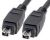 Techlynx FIRE44-2 FireWire 400 Cable 4P (M) To 4P (M) - 2M