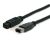 Techlynx FIRE96-2 FireWire 800 Cable 9P (M) To 6P (M) - 2M