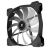 Corsair CO-9050017-WLED Air Series AF140 Cooling Fan - 140x140x25mm White LED Fan, Sleeved Bearing, 1200RPM, 66.4CFM, 25.5dBA - Black