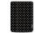 Merc Hardshell Fabric Book Polkadot - To Suit iPad Air - Black