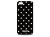 Merc Hardshell Printed Case Polkadot - To Suit iPhone 5/5S - Black