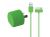 Shroom S-105 Compact USB AC Charger 2.1A - 30 Pin - Green
