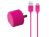 Shroom S-110 Compact USB AC Charger 2.1A - Micro USB - Pink