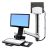 Ergotron 45-271-026 StyleView Sit/Stand Combo System - For Screens up to 24