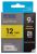 Epson C53S625106 LabelWorks LC Tape Strong Adhesive 12mm Black on Yellow 9 meters