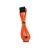 BitFenix 4-Pin Molex Extension Cable - 0.45M - Orange