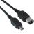 Astrotek IEEE 1394A FireWire Cable (6-pin/4-pin) - 2m
