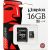 Kingston 16GB Micro SDHC Card - Class 10With SD Adapter