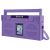 iHome IBT44G Bluetooth Speaker FM Stereo Boombox - PurplePowerful Sound, Bluetooth Wireless Streaming, SRS TruBass Digital Signal Processing & A Powerful Amplifier, Magnetic Remote Control
