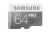 Samsung 64GB Micro SDXC UHS-I Card - PRO, Grade 1, Class 10, Read 90MB/s, Write 80MB/s