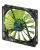 AeroCool 120mm Shark Fan - Green LED/Green Edition120 x120x25mm, Fluid Dynamic Bearing, 1500RPM, 82.6CMF, 26.5dBA