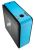 AeroCool DS Dead Silence Midi-Tower Case, NO PSU, Blue Edition2xUSB3.0, 2xUSB2.0, HD-Audio, 140mm Fan, 120mm Fan, Side-Window, Steel & Plastic, Soft Leather Coating, ATX