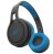 SMS_Audio Street By 50 Wired On-Ear Sport Headphones - BlueHigh Quality Sound, Sweat Proof, IPX4 Protection, Oval-Fit Design, Supple, Stitched Perforated-Leather & Comfortable Memory Foam Cushions