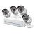 Swann NVR8-7085 8 Channel 720p Network Video Recorder & 4 x NHD-806 Cameras - 1 Megapixel, 1280x720 Pixels, 720p High Definition Camera, View Remotely On Your Smartphone Or Tablet, Night Vision - White