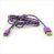 Astrotek C165-06PPN-1 USB2.0 Round Cable AM/Micro B 5-Pin, Nylon Jacket, RoHS - Purple