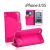 EZ_Cool Crocodile PU Stand Wallet Leather Case - To Suit iPhone 5/5S - Pink