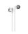 Interstep Ceramic One Earphones - WhiteHigh Quality Sound, 10mm Drivers Deliver Powerful Bass And Clear Treble, Flat Tangle Resistant Cable, Full Metal Connector, Comfort Wearing