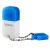 Apacer 16GB AH154 USB Flash Drive -  Cap Holder Design With a Strap Hole, Multi-Proof Of Durability, Rubber Design, USB3.0 - White/Blue
