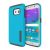 Incipio DualPro Dual Layer Protection Case - To Suit Samsung Galaxy S6 Edge - Neon Blue/Charcoal