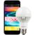 Elgato Avea Dynamic LED Bulb - 430 Lumens, 3000K, 25000 Hour - For Apple iPhone 4S or Later, iPod iPod 5, iPad Mini, iPad 3 or Later - Warm White