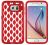 Otterbox My Symmetry Series Tough Case - To Suit Samsung Galaxy S6 - Scarlet Crystal with Fan Red