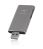 PQI 64GB iConnect 001 Flash Drive - Get More Space On iPhone, iPad, iPod, USB-Lightning Stick, USB3.0 - Iron Gray