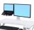 Ergotron 97-933-062 WorkFit LCD & Laptop Kit - Holds Laptop And Display Above Worksurface, Freeing Up Space, Patented CF Motion Technology - White