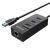 Orico HR01-U3-BK Gigabit Network Adapter - 1-Port 10/100, 3xUSB3.0 - USB3.0