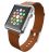 Incipio WBND-009-CHSTNT Premium Leather - To Suit Apple Watch Band - 42mm - Chestnut