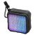 Promate Flash Wireless Rugged Speaker with LED Light Equaliser Display - BlackExperience Live Sound, Wireless Connectivity, 5 Custom LED Light Themes, Built-In SD Card Slot