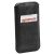 Promate Beslim-i6 Premium Handcrafted Leather Sleeve with Screen Protector - To Suit iPhone 6/6S - Black