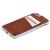 Promate Slit-i6P Snap-On Leather Case - To Suit iPhone 6 Plus, 6S Plus - Brown