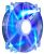 CoolerMaster 200mm MegaFlow Silent Fan - Blue LED/Clear Frame200x200x30mm, Sleeve Bearing, 700RPM, 110 FM, 19dBA