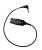 Plantronics 38541-02 MO300 Quick Disconnect (QD) to 3.5mm CableConnects H-Top To Iphone & Blackberry, Suitable For H Series QD Headsets, 4 Conductors