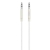 Belkin AV10164BT04-WHT MIXITUP Metallic AUX Cable - 1.2M - WhiteVersatile Cable For Audio, Seamless Audio Connections, Sleek And Stylish Accesorry, Durable Design, Stay Connected Everywhere