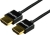 Comsol Super Slim High Speed HDMI Cable with Ethernet - Male to Male - 50cm
