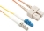 Comsol FLCESC-MCP-01-OM1 Mode Conditioning Patch Cable - LC Equipment (Single-Mode) to SC Cable Plant (Multi-Mode) - LSZH 62.5/125 OM1 - 1M